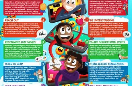 Share kindness online